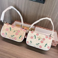 Coa Cherry Blossom Mahjong Bag Korean Underarm Bag Crossbody Bag Women Travel Sling Shoulder Bag