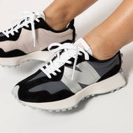 Small B City New Balance327 WS327CPA Women's Two-Color Stitching Color Matching Mandarin Duck Black 