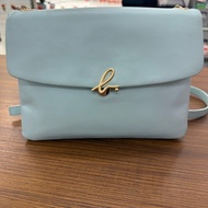 agnes b. Voyage 皮革 鏈條肩背包 大款