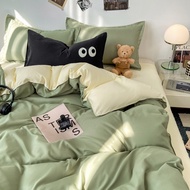 Washed Cotton Single Queen King Cover  Comforter Set