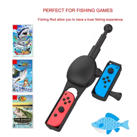 For Nintendo Switch Fishing Rod Fishing Star SWITCH Fishing Game Accessories For Joy-con Controller 