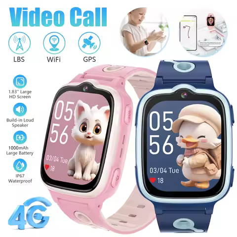 New Kids 5G Smart Watch SOS GPS+BDS/ Location Phone Call Camera Child Smartwatch 1.83 Inch WIFI Wate