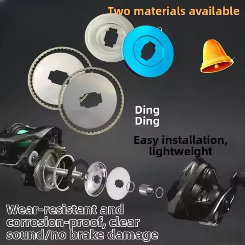 1 Set Drag Click Brake Alarm Baitcasting Reel Drag Click Brake Alarm For DAIWA For TATULA TW 80 Line