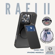 Dux Rafi II Pemegang Telefon Dompet Magnetik untuk iPhone 16E 16 15 14 13 Pro Max Pro Plus Magnetic 