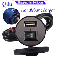 USB Motorcycle Mobile Phone Power Supply Charger Waterproof Port Socket 12V