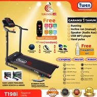 TWEN T198i Treadmill Elektrik Treadmill Listrik Treadmill Murah