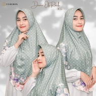 Forebun Hijab Bergo Motif DOME OF ROCK Series Size XL Instant Hijab