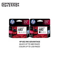 HP 682 BLACK / COLOR INK CARTRIDGES [ 100% ORIGINAL ] HP DESKJET 2336/2777/2776/2779/4100/4177