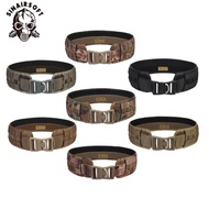 Molle Belt Padded Patrol Belt Tactical Airsoft Hunting Load Bearing Combat Camo