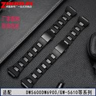 Casio G-SHOCK DW-5600 DW6900 DW9600 GW-M5610 Black Plastic Strap Stainless Steel Buckle Men Bracelet