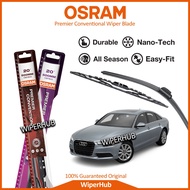 Osram Audi A6 (C7) 2011-2018 Premier Conventional Flat Wiper Blade Windshield Viper (1 Set)