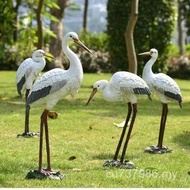 Ornaments Resin Garden Courtyard Simulation Outdoor Egret Crafts Factory Direct Sales Landscaping Ga