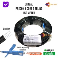 GLOBAL PRECON 1 CORE 3 SELING 150M SC UPC - SC UPC | CABLE READY TO USEFiber Optik 150 METERS LENGTH