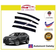 Lexus NX200 NX300 NX350 AZ10 AG Door Visor Air Press Wind Deflector (Big 12cm Width)