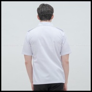 KEMEJA White Civil Servant Uniform, Civil Servant Shirt, Pdh Work Shirt, Men's Civil Servant Uniform