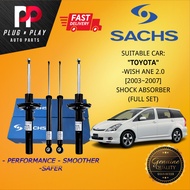 SACHS TOYOTA WISH ANE 2.0 (2003~2007) SHOCK ABSORBER FULL SET FRONT / REAR ORIGINAL