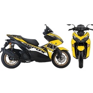 YAMAHA NVX155 V2/AEROX 155 V2 (KENNY ROBERT) COVERSET  CUSTOM (STICKER TANAM) 012