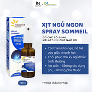 Xịt Ngủ Ngon Spray Sommeil 20ml Fleurance Nature - Bổ Sung Melatonin Giảm Tình Trạng Mất Ngủ Ngủ Khô