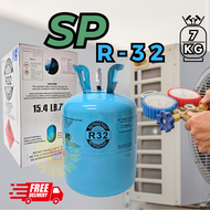 น้ำยาแอร์ R32 ยี่ห้อ SP ขนาดน้ำยา 7kg.#มาตรฐานโรงงานผลิตแอร์ ตรงปก100%