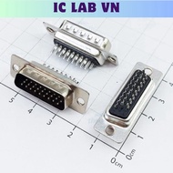 [3 Pieces]- DB26 Male Port 26 Pins Straight 3 Rows Solder Wire Connector Ic Lab VN