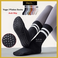 SLIPIN Women Yoga Socks Pilates Socks Anti Slip Sock Grip Compression Socks Stokin Stocking Woman