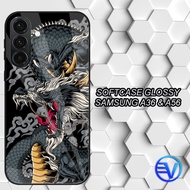 [ GT08 NAGA ] Softcase Glossy Samsung A36, A56 Case Shiny Mirror Sublime Silicone Samsung