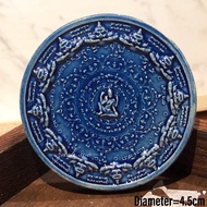 Rare Mini Ceramic Painted 4 Hands Jatukam 稀有小模陶瓷色四手泽度金