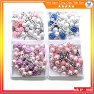 Collection of rosary with 50 roses N50 - Catholic gifts