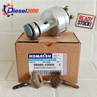 KOMATSU PC100 PC200 D85ESS-2 GD510R STARTER CONTACT KEY 08086-10000
