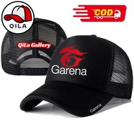 QiLa Gallery GARENA Trucker Hat - GARENA Logo Distro Hat - GARENA Premium Hat - Adult Men's Hat - Or