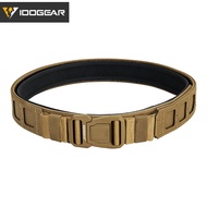 IDOGEAR Tactical Belt 1000D Nylon Belt 2" MOLLE Quick Release Lightweight Buckle LSR Outdoors Traini