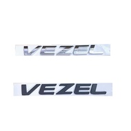 For Honda VEZEL logo Rear trunk emblem Car back sticker English letter badge decor refit