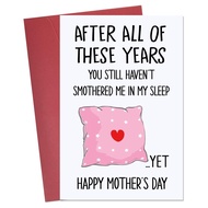 [Coisíní] Mothers Day Card For Wife, Funny Mothers Day Card From Husband, Funny Birthday Gift For Wi