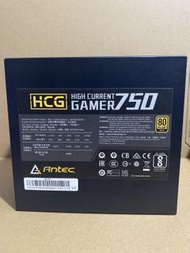 Antec HCG Gamer 750w GOLD PSU 電源供應器 火牛 齊線 [warranty to 2032]