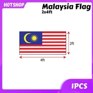 【2x4ft】Malaysia Flag Bendera Malaysia Polyster Jalur Gemilang Flag Malaysia 60x120cm+/-