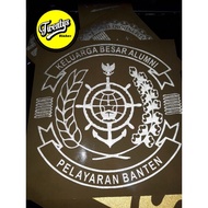 BIG FAMILY ALUMNI SHIPPING BANTEN CUTTING STICKER CAR STICKER