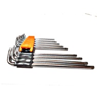 Kunci L Bintang Panjang Lubang Set 9 Buah Blackfoot