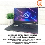 ASUS ROG STRIX G713I-HHX017 AMD RYZEN 7 4800H 16GB RAM 512GB SSD GTX1650 USED LAPTOP NOTEBOOK
