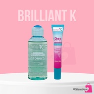 Brilliant K Underarm Revitalizing Toner Deo Protect Serum Tingi
