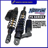 NORIFUMI PS SERIES 390MM ELEGAN250 KYMCO 250 WMOTO RT3 REAR SHOCK ABSORBER SET Suspension