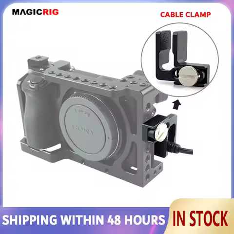 MAGICRIG Camera Lock Clamp HDMI Cable Clamp For DSLR Camera Cage, For Sony A6600 / A6500 / A6400 / A