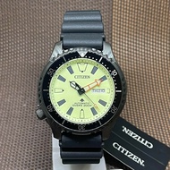 Citizen NY0138-14X Limited Edition Fugu With Tank Box Automatic Diver's Watch