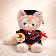 🎀 現貨！正版Disey LinaBell 畢業公仔27cm 玲娜貝兒畢業公仔｜可客製繡名｜學士服畢業禮物