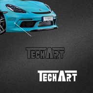 PORSCHE Stickers, TECHART Hollow Stickers, 718, 911 Body Surrounding Bumper Decorative Stickers