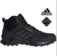 男裝US7 to US9.5 Adidas TERREX AX4 Mid GORE-TEX Men Trekking shoes COLOR: black/carbon/grey