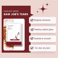 Naruko Job's Tears Brightening Sheet Mask for Radiant, Moisturized Skin