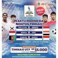 Voucher Paket Timnas Afc U17 Asian Cup 2025 K Vision Paket Bola Afc U-17 Asian Cup 2025 Qualifiers T