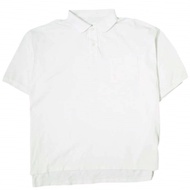 SSZ 24SS BILL 系列 POLO 超大號珠地 Polo 衫（M 碼，白色，11-02-0150-458） BEAMS短袖上衣 [二手] [SSZ]