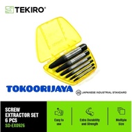 TEKIRO 6-Piece Reverse TAP Set 6-Piece SCREWDRIVER EXTRACTOR Set
