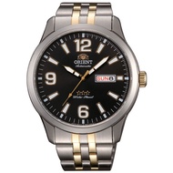 [Powermatic] Orient Ra-Ab0005B Automatic Old School Black Dial Gold Two Tone Stainless Steel